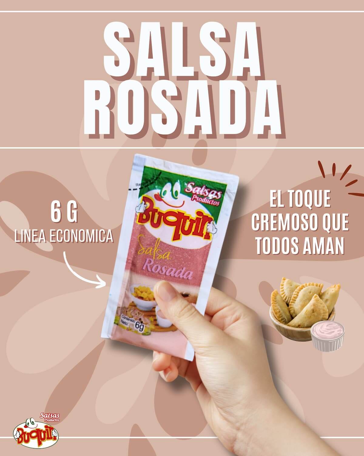 Salsa Rosada Buquin en Sobre