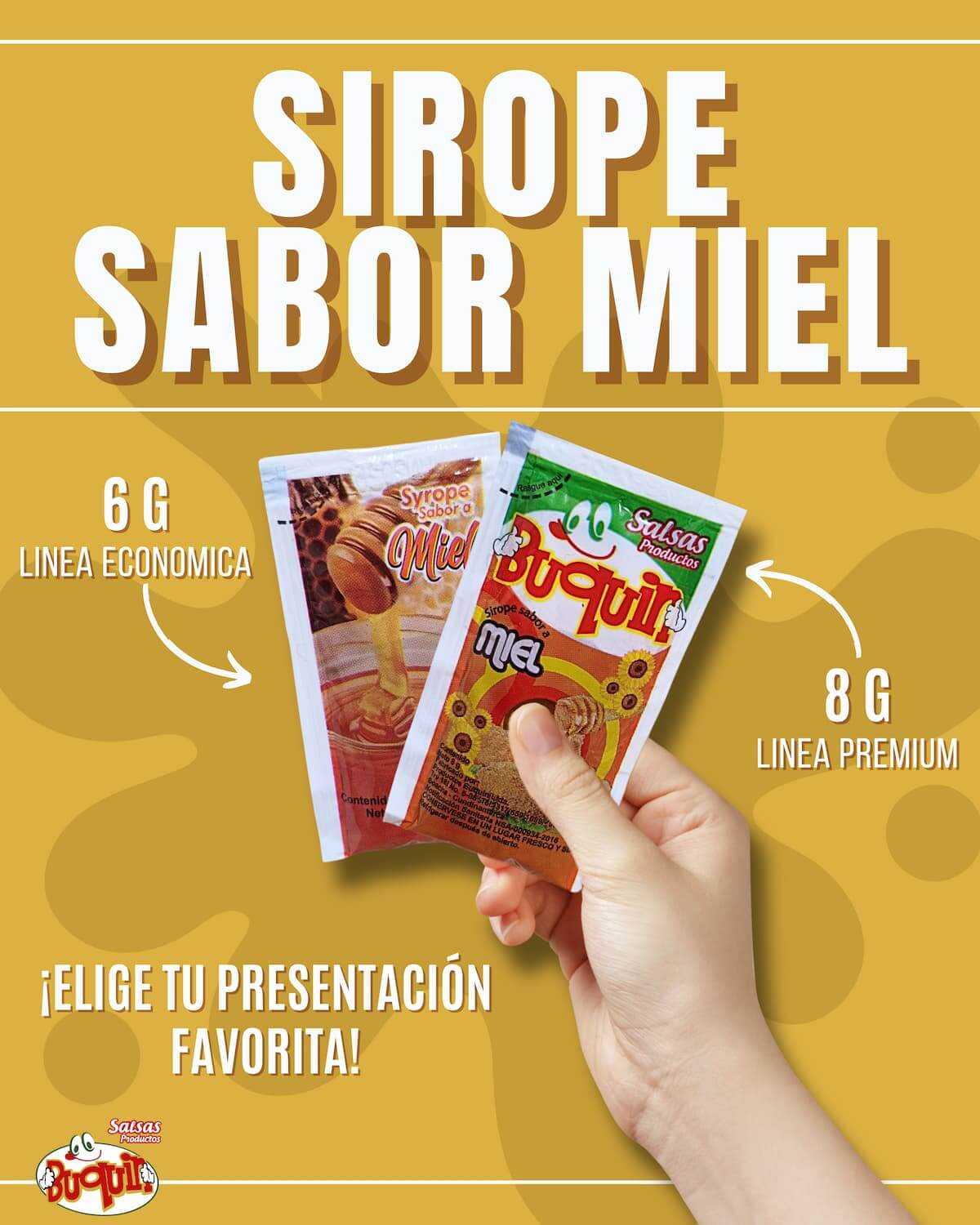 Sirope Sabor a Miel Buquin
